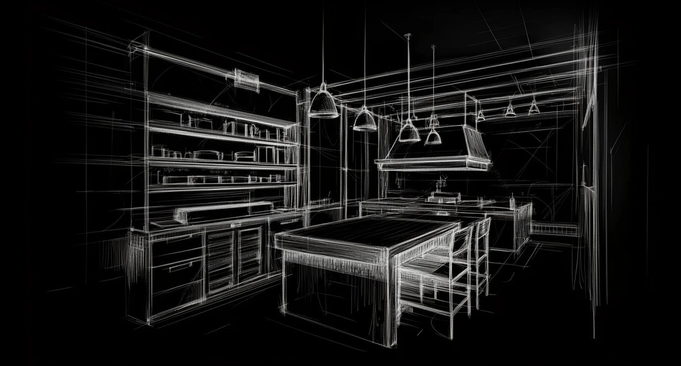 New Project - 2025-08-04T191252.378 kitchen interior sketch images